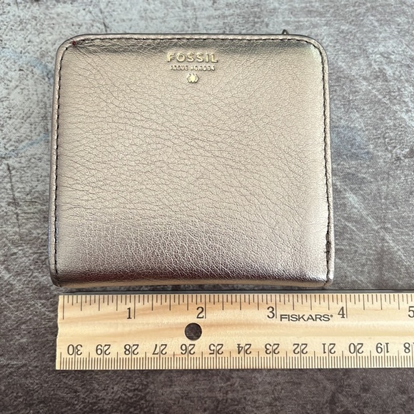 Fossil Sydney Bifold womens wallet - Gold leather - Picture 6 of 9